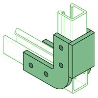 Unistrut-Fiberglass-Fittings-CAD-BIM