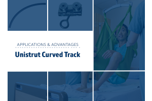 Unistrut Curved Track Include Medical Applications such as Patient Lifts