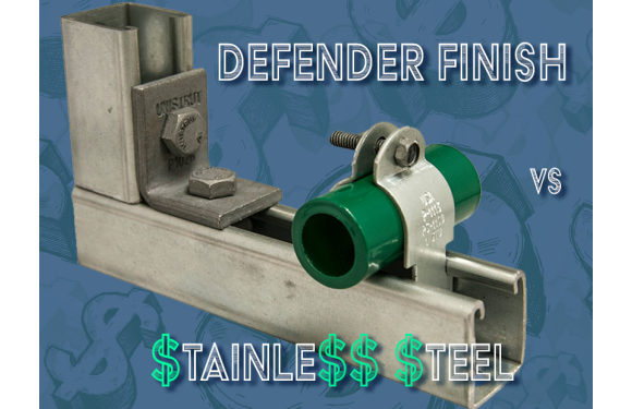 Unistrut Defender Finish vs. Stainless Steel Unistrut