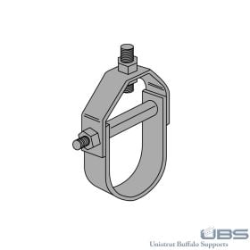 Fiberglass Unistrut Fabricated Hand Lay Up Clevis Hanger - 100-1504 (Options: 3" through 3-7/8")