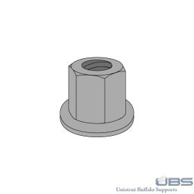 Fiberglass Unistrut Hex Flange Nut w/ Molded Washer Collar - 500PU-FN-000 (Options: 1/2"-13)
