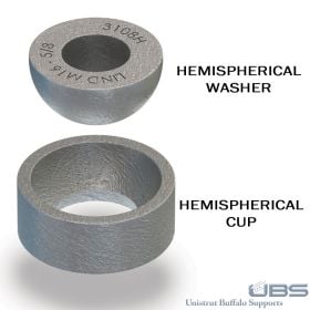 Lindapter Type 'HC' Hemispherical Cup - LHC050 (Options: 1/2