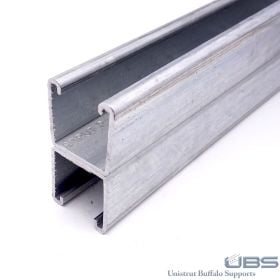 Unistrut P1001-10PL: 1-5/8" x 3-1/4", 12 Gauge Double Channel, Solid, 10 Foot, Plain Carbon Steel