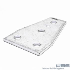 P1358 Unistrut 4-Hole Flat Plate Fitting, Stainless Steel