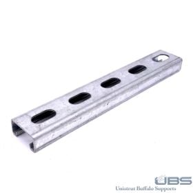Unistrut P4100T Slotted Shallow Strut, 14 Ga, 20 FT, Type 304 SS - P4100T-20SS (Options: Stainless Steel Options: Type 304, 20 Feet)