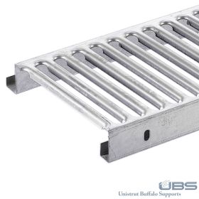 18 GA 1-1/2 x 6 x 24 FT Smooth Grate Lock Grating, Pre-Galvanized, M/F - MS62518-24MF (Options: Male/Female, 6 Inches)
