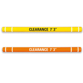 CLEARANCE Graphics Kit for Height Guard Clearance Bar, White