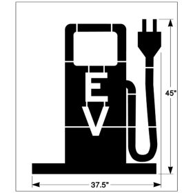 Electric Vehicle Charging Symbol, LG