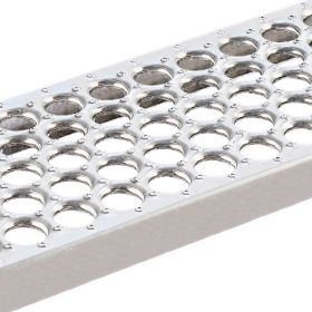 .125 x 5" W x 10 FT Aluminum Perf O Grip Safety Grating PLANK