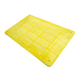 35" Trench Cover, Yellow, 63" Long x 47.2" Wide