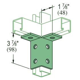 Unistrut P2224-EG Wing Bracket