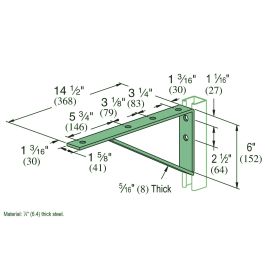 Unistrut P1775 14-1/2