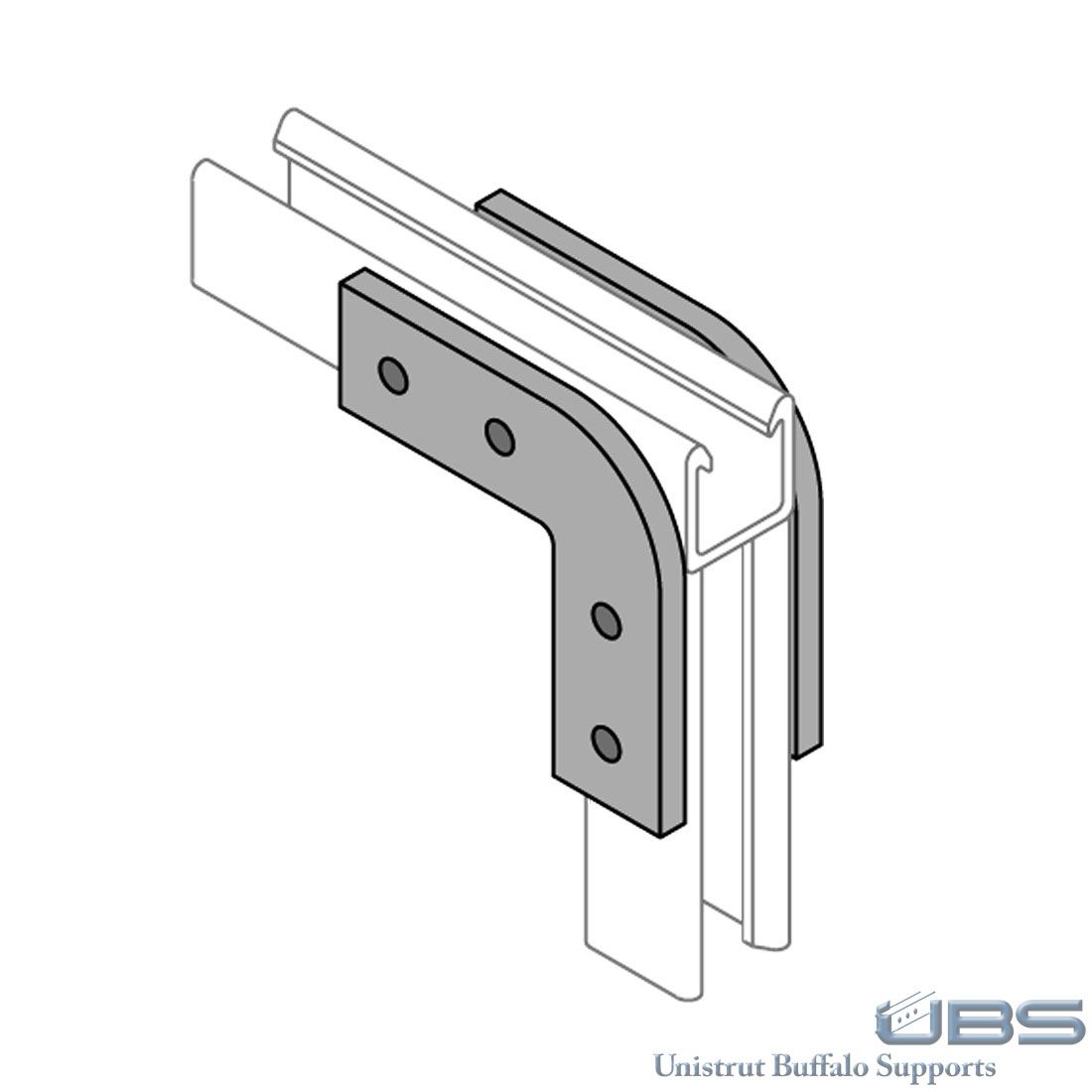 Ninety Degree Brackets - Unistrut Buffalo Supports