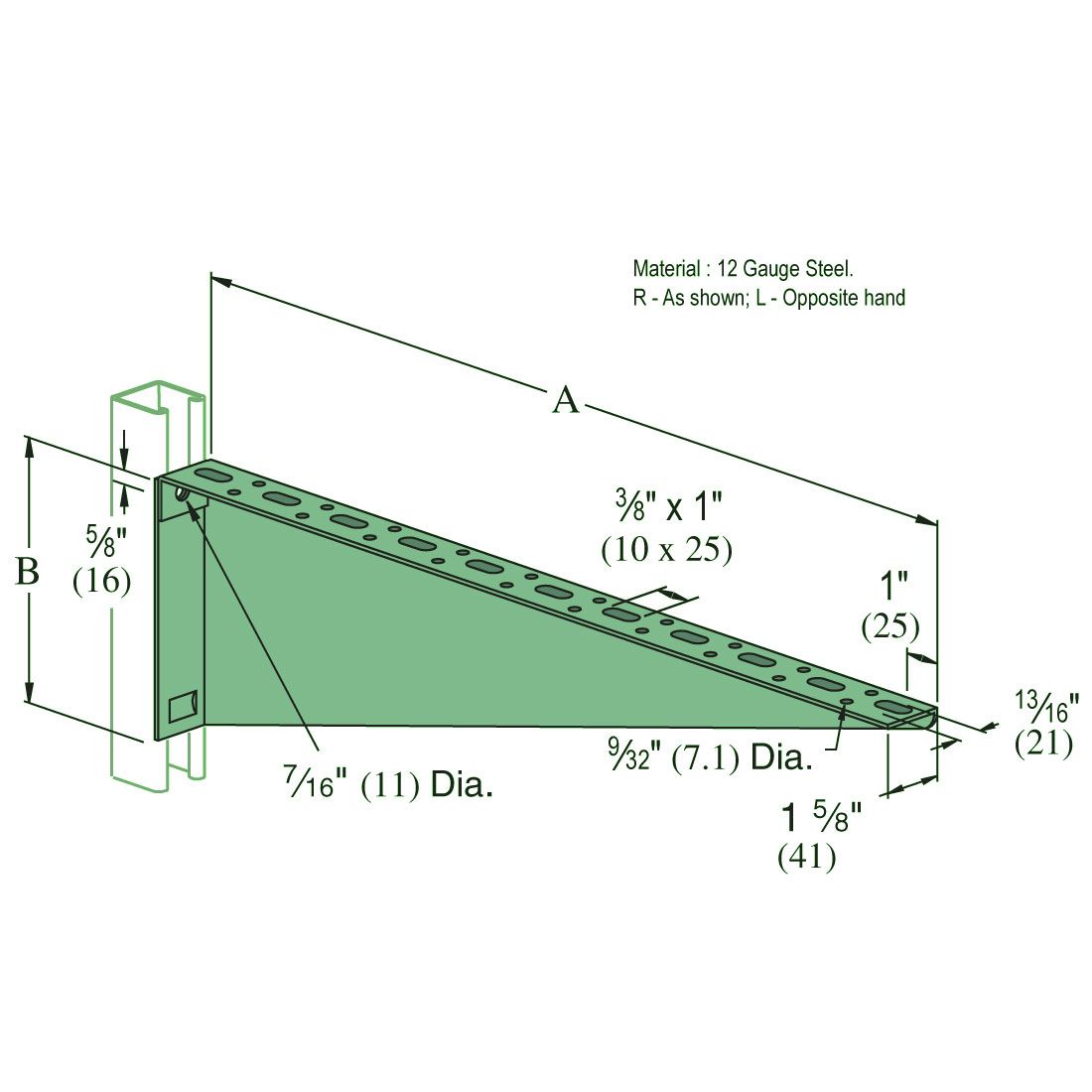 MONTANTE AG300 C50/15 MT3 (15/49/15) SINIAT