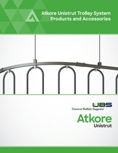 Brand New Unistrut Trolley Systems Brochure